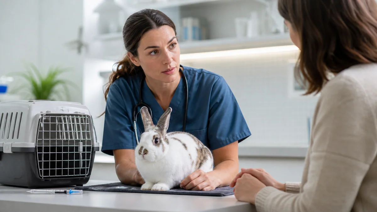 Lapin au repos, illustration de la vigilance sanitaire
